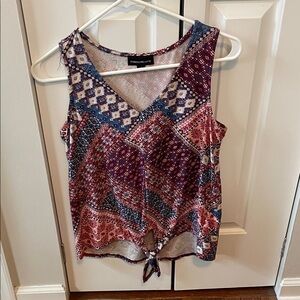 Stylish Women's Patterned Tank Top